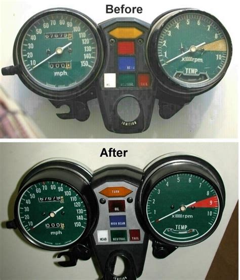 I do remember he used the "two spoo method" to get the needle off the dial. . Gl1000 speedometer repair